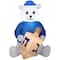 3ft. Airblown® Inflatable Hanukkah Dreidel Bear